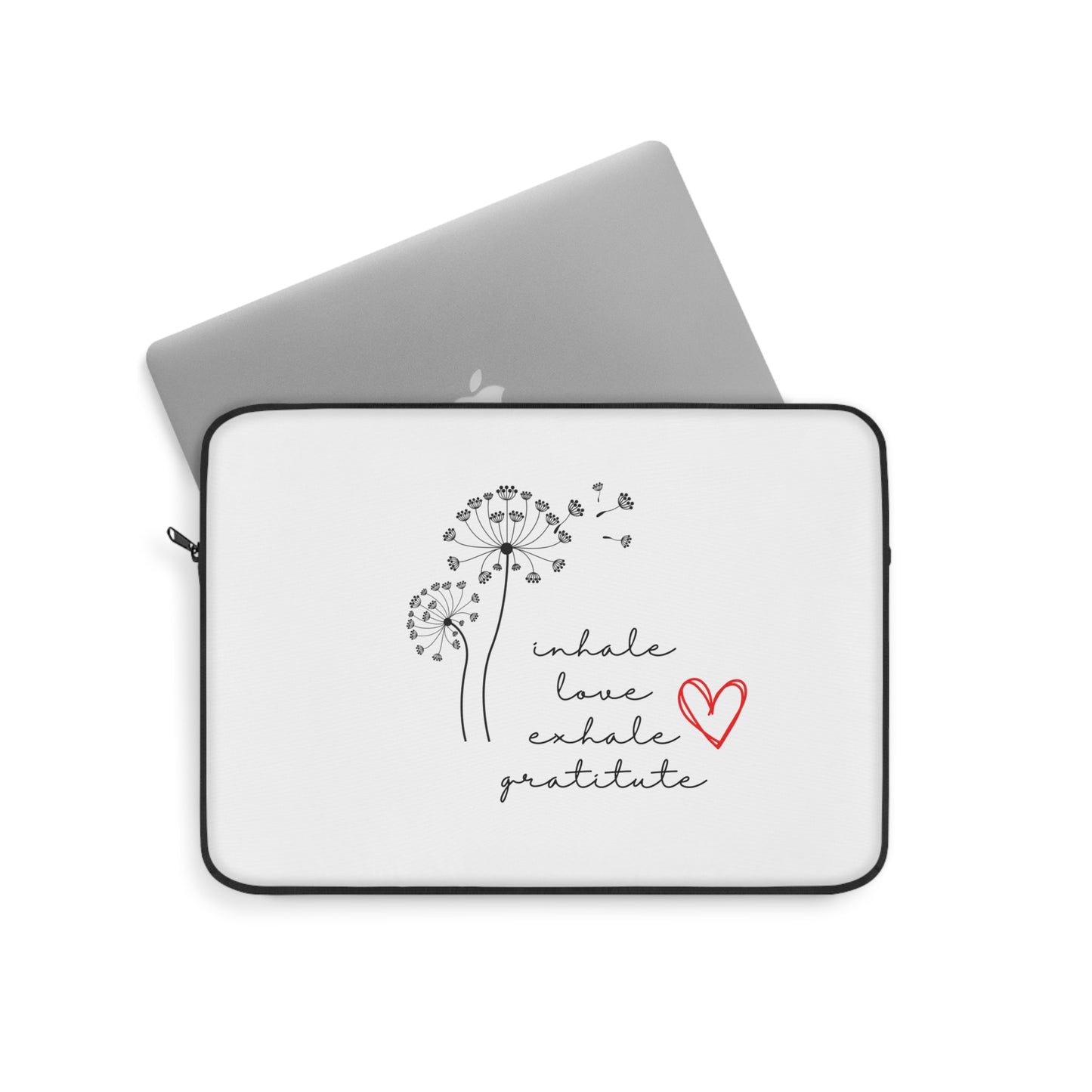 Inhale Love Exhale Gratitude Laptop Sleeve