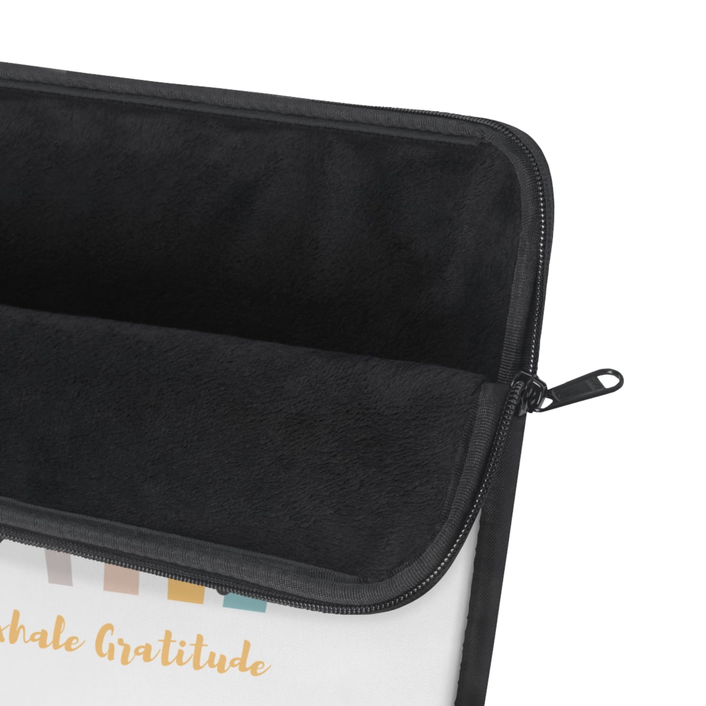 Inhale love, exhale Gratitude Laptop Sleeve