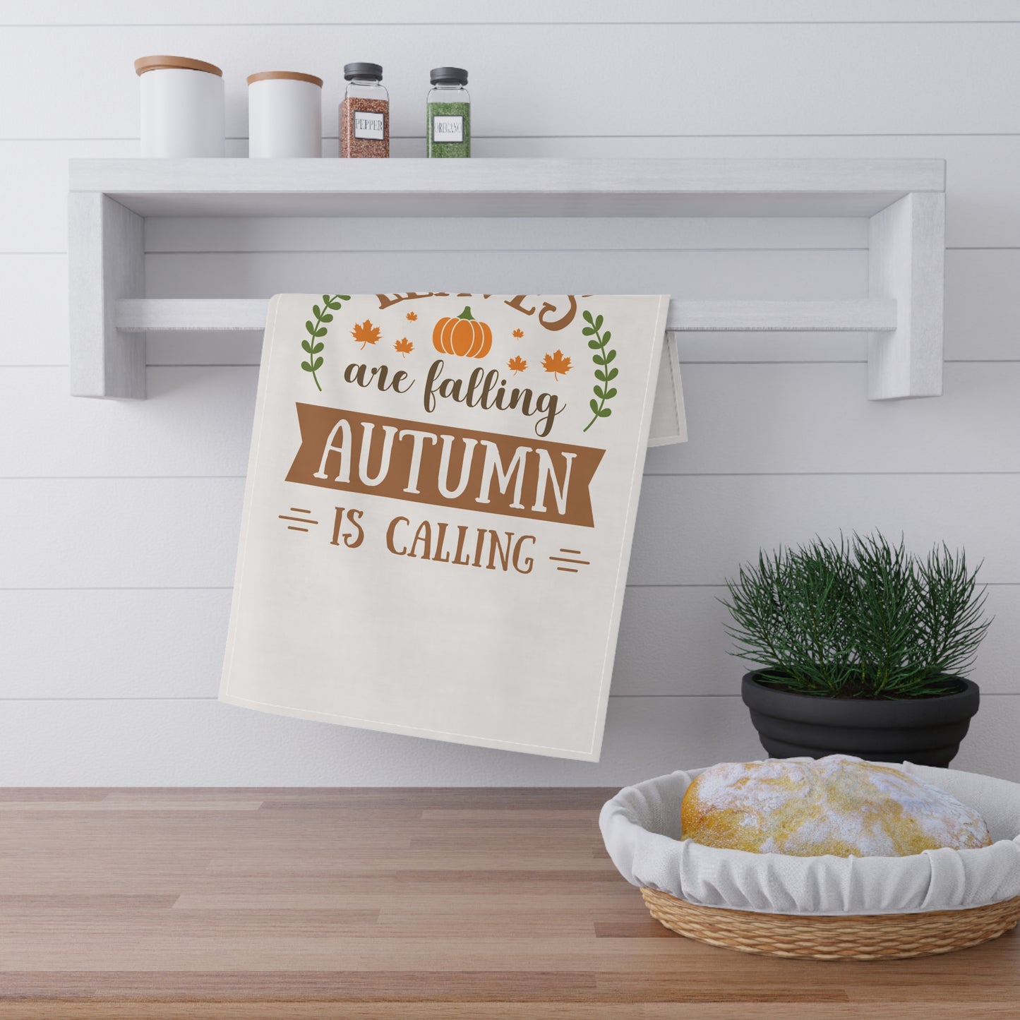 Autumn Is Calling Tea Towels | 100% Cotton Fall-Themed Kitchen Towels