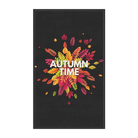 Autumn Time Tea Towels | 100% Cotton Fall-Themed Kitchen Towels