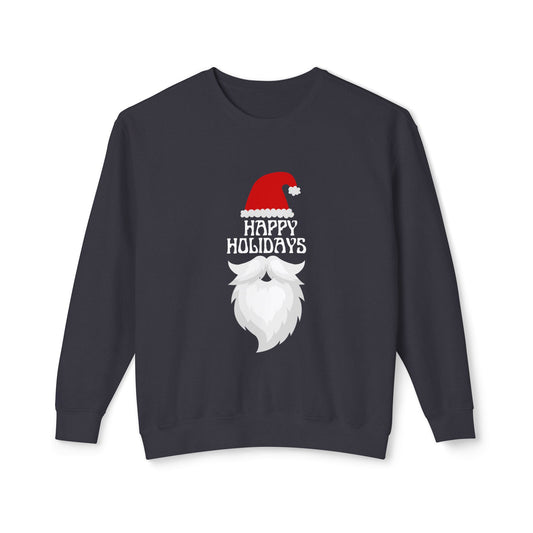 Happy Holidays Unisex Lightweight Crewneck Sweatshirt