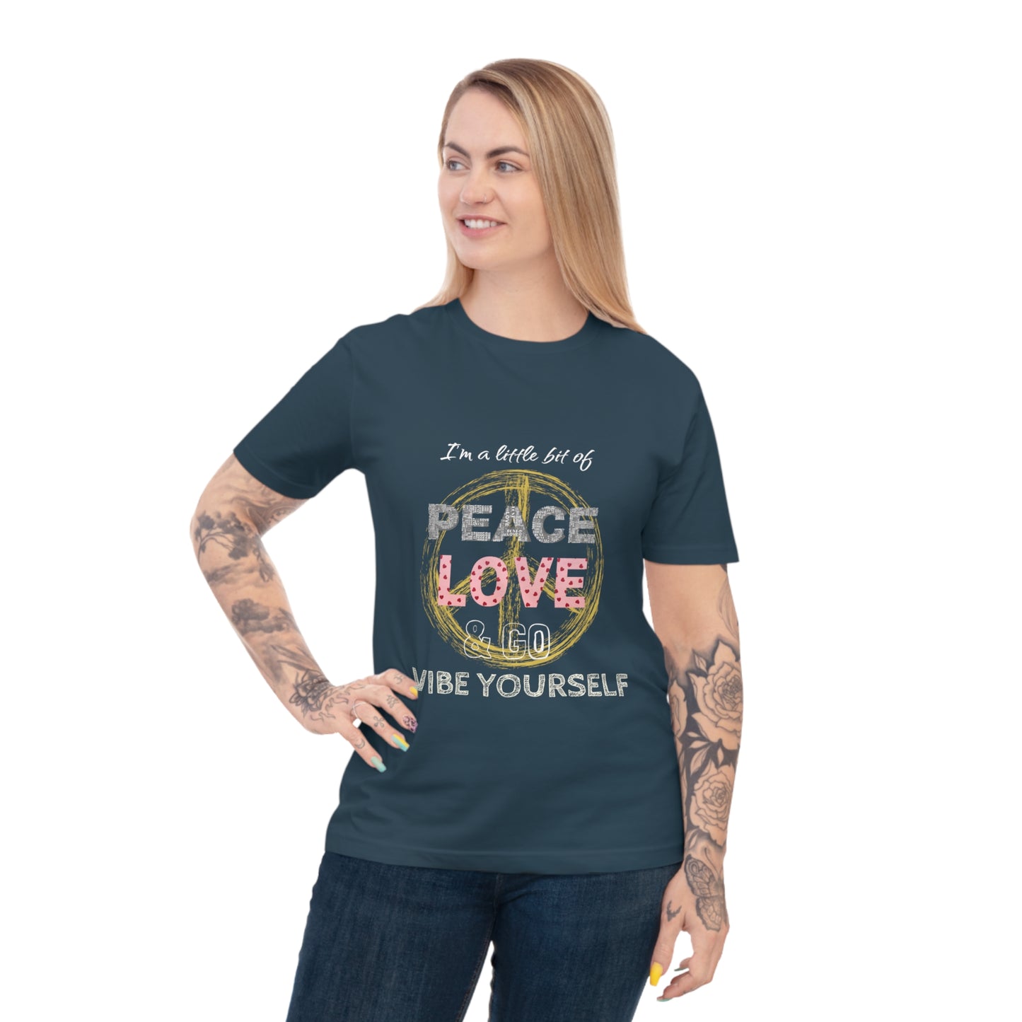 Peace, Love, Go Vibe yourself - Unisex Classic Jersey T-shirt