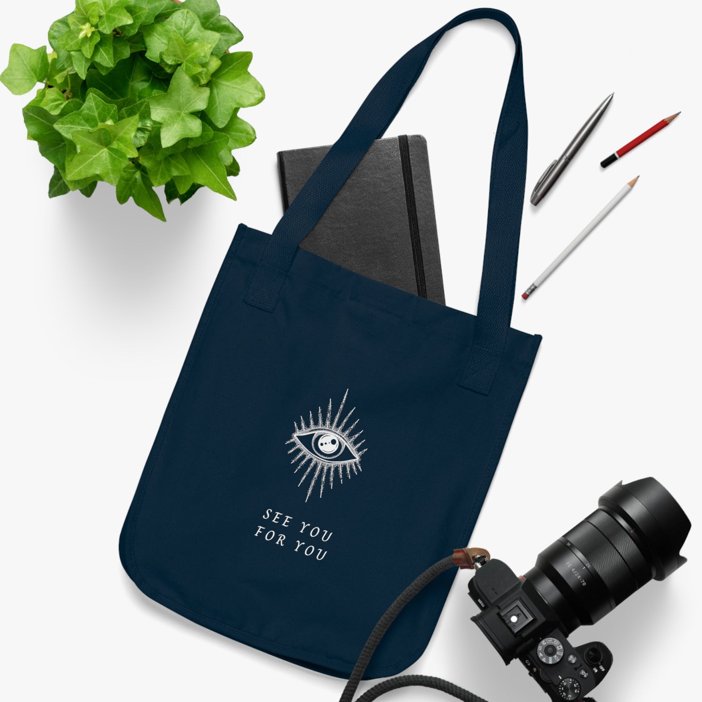 I see you for you Organic Canvas Tote Bag