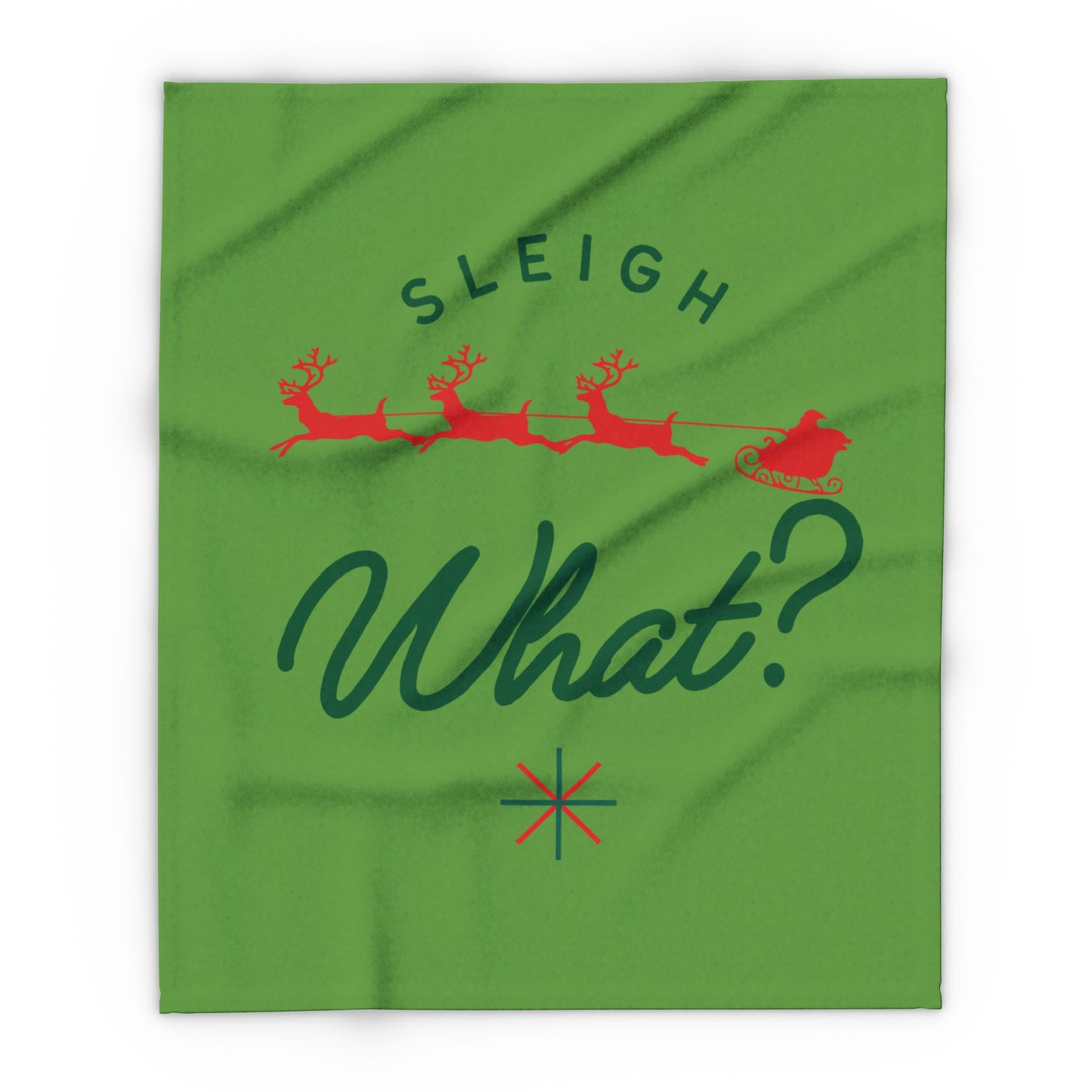 Sleight What? Arctic Fleece Blanket | Cozy Holiday-Themed Throw Blanket