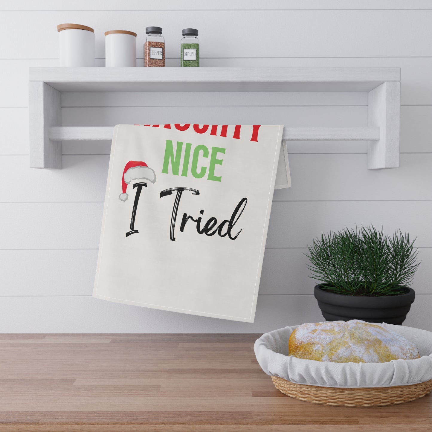 Naughty Nice I tried Tea Towels (cotton)