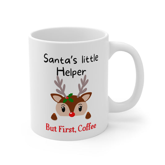 Santa's little helper Mug 11oz