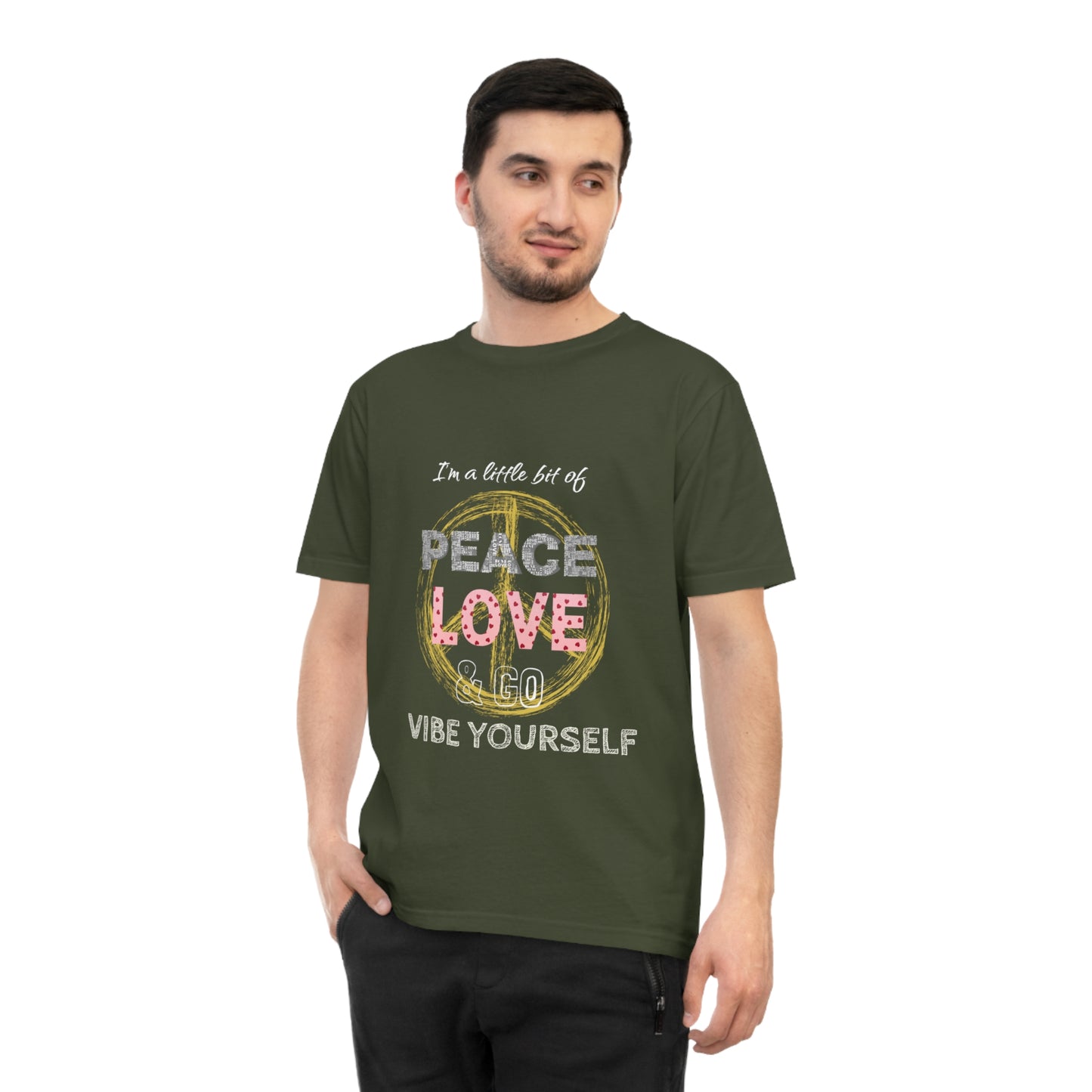 Peace, Love, Go Vibe yourself - Unisex Classic Jersey T-shirt