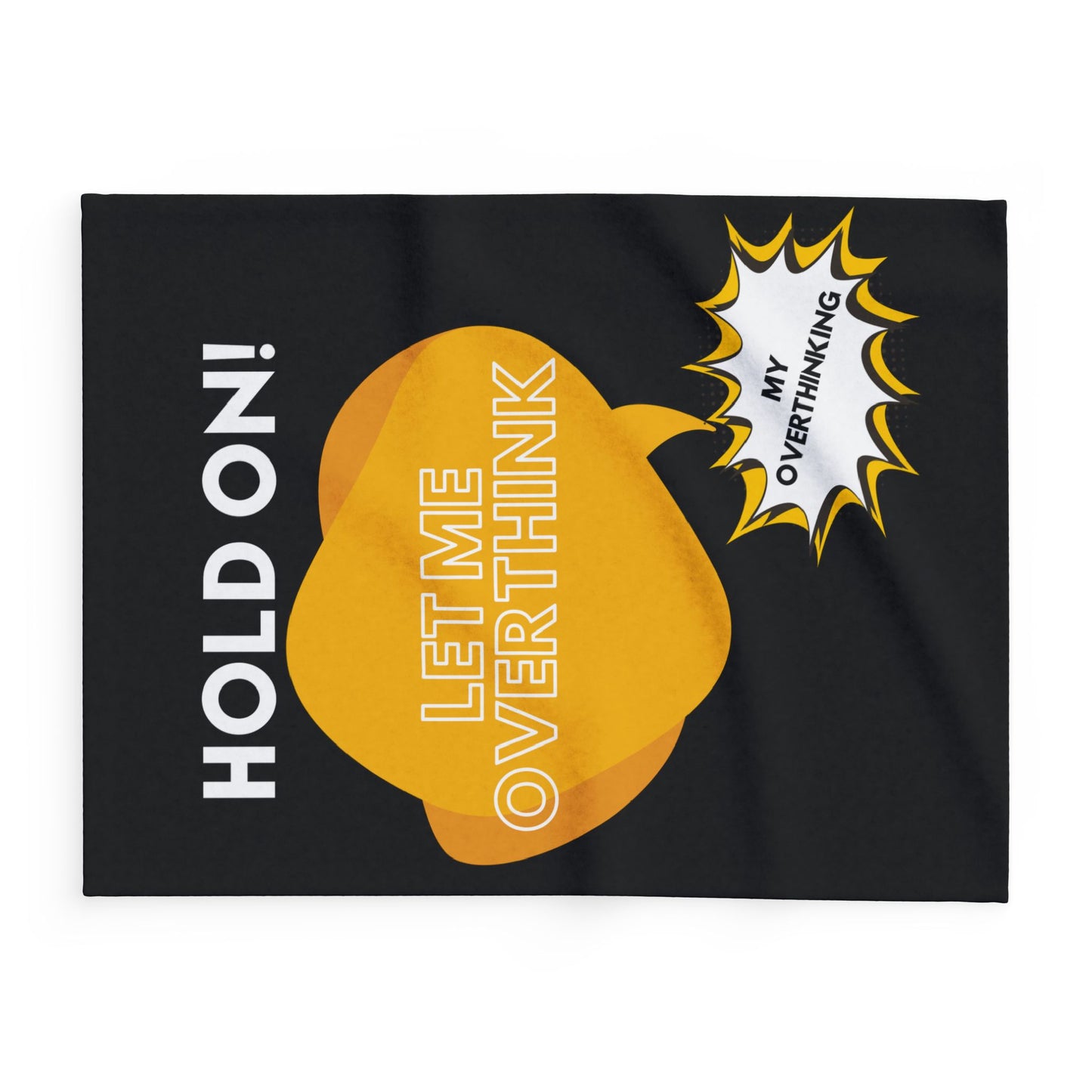 Hold on! Arctic Fleece Blanket | Cozy Throw Blanket