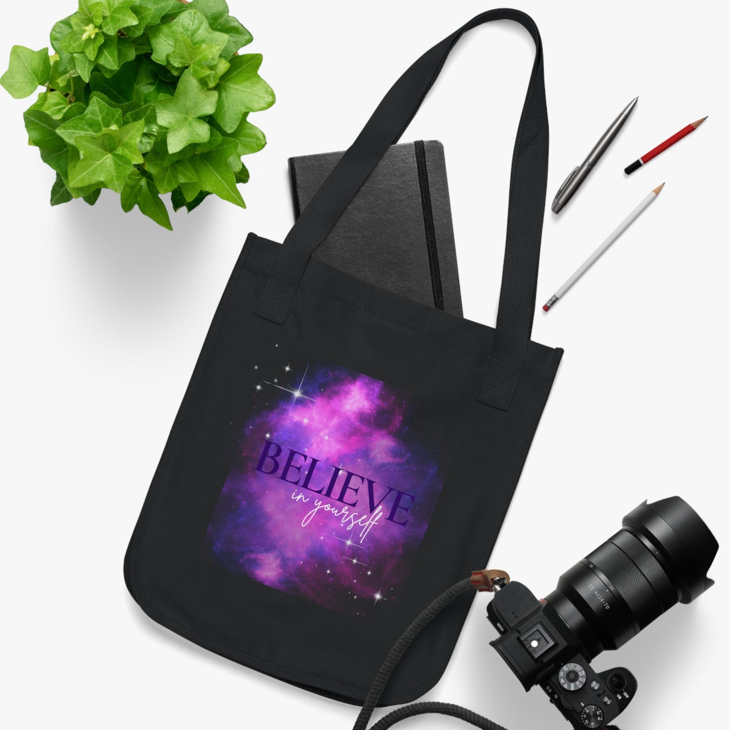 Believe in yourself Organic Canvas Tote Bag