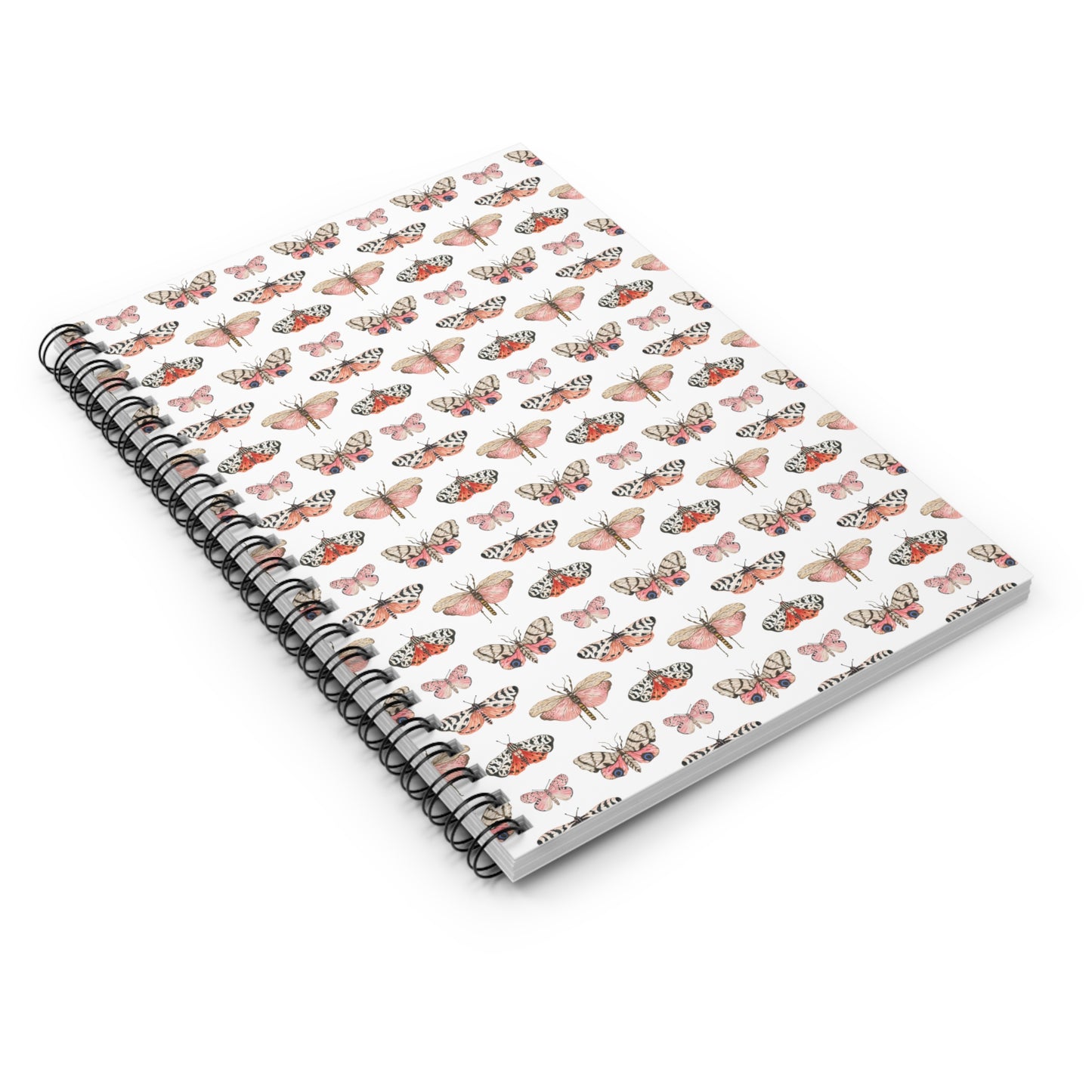 Butterflies Spiral Notebook - Ruled Line