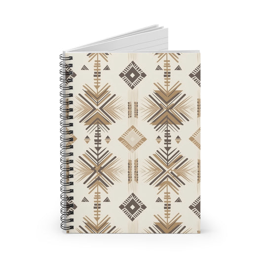 Boho Spiral Notebook - Ruled Line