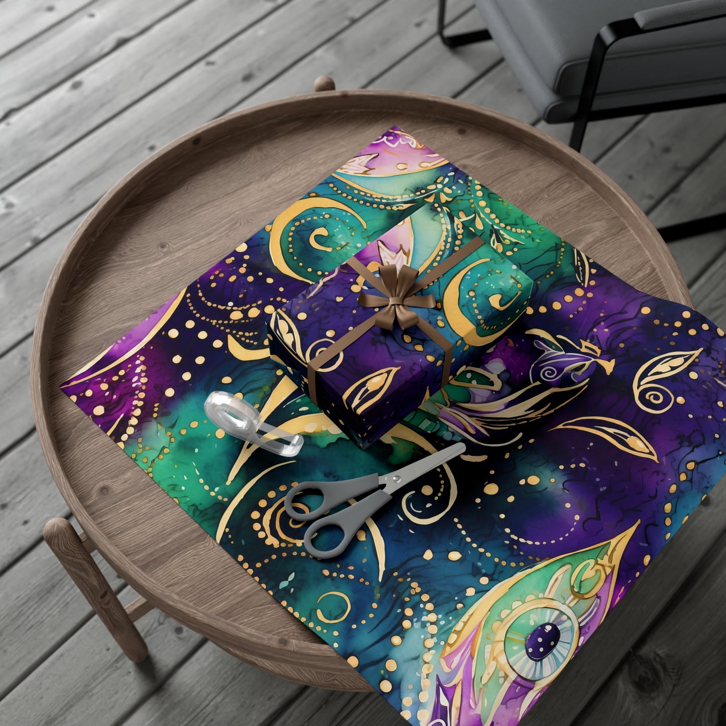 Mardis Gras Gift Wrap Papers