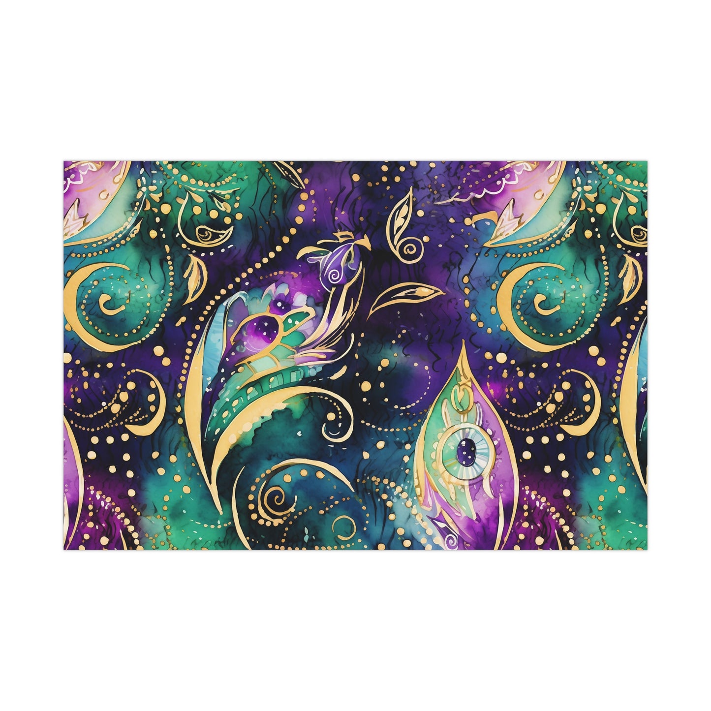 Mardis Gras Gift Wrap Papers