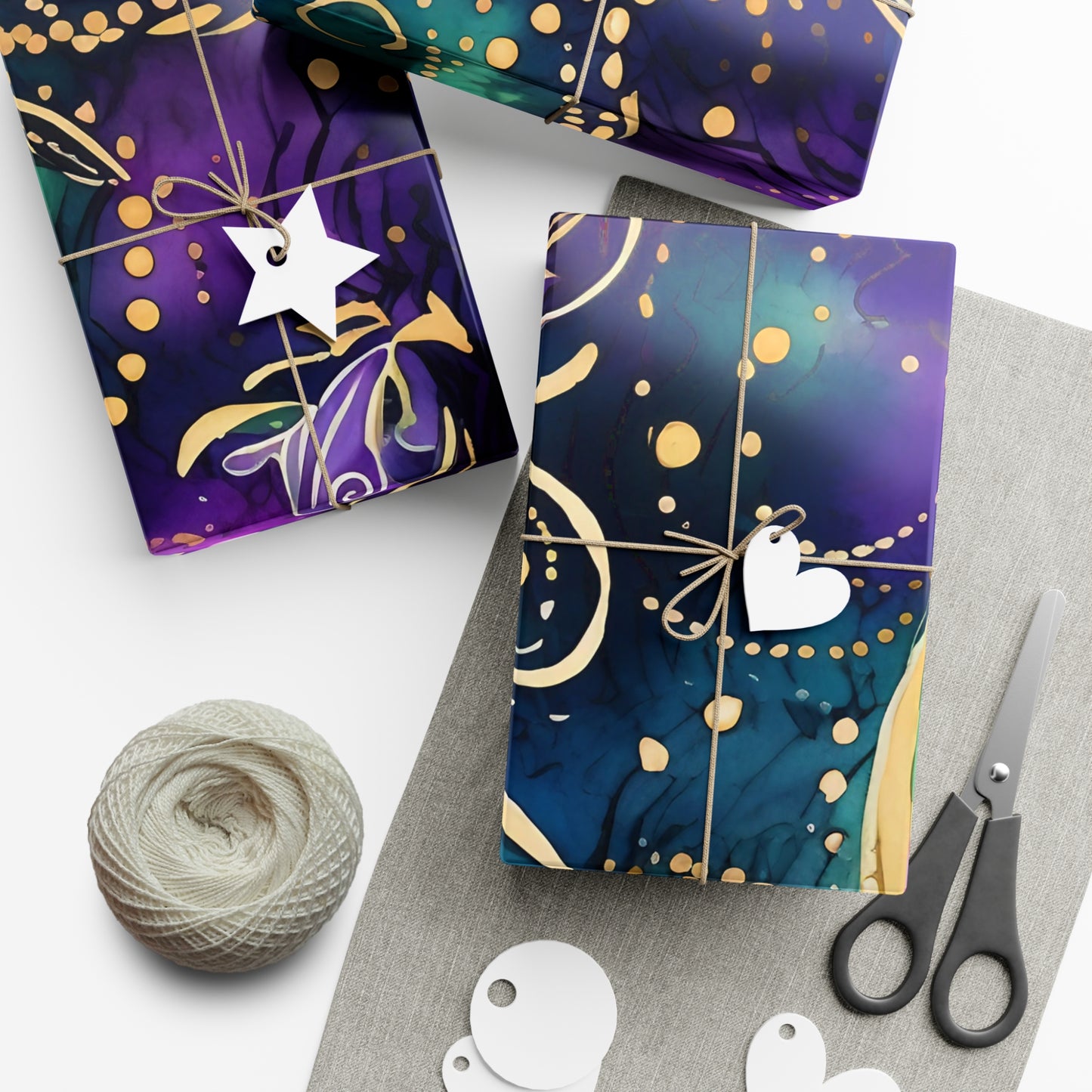 Mardis Gras Gift Wrap Papers