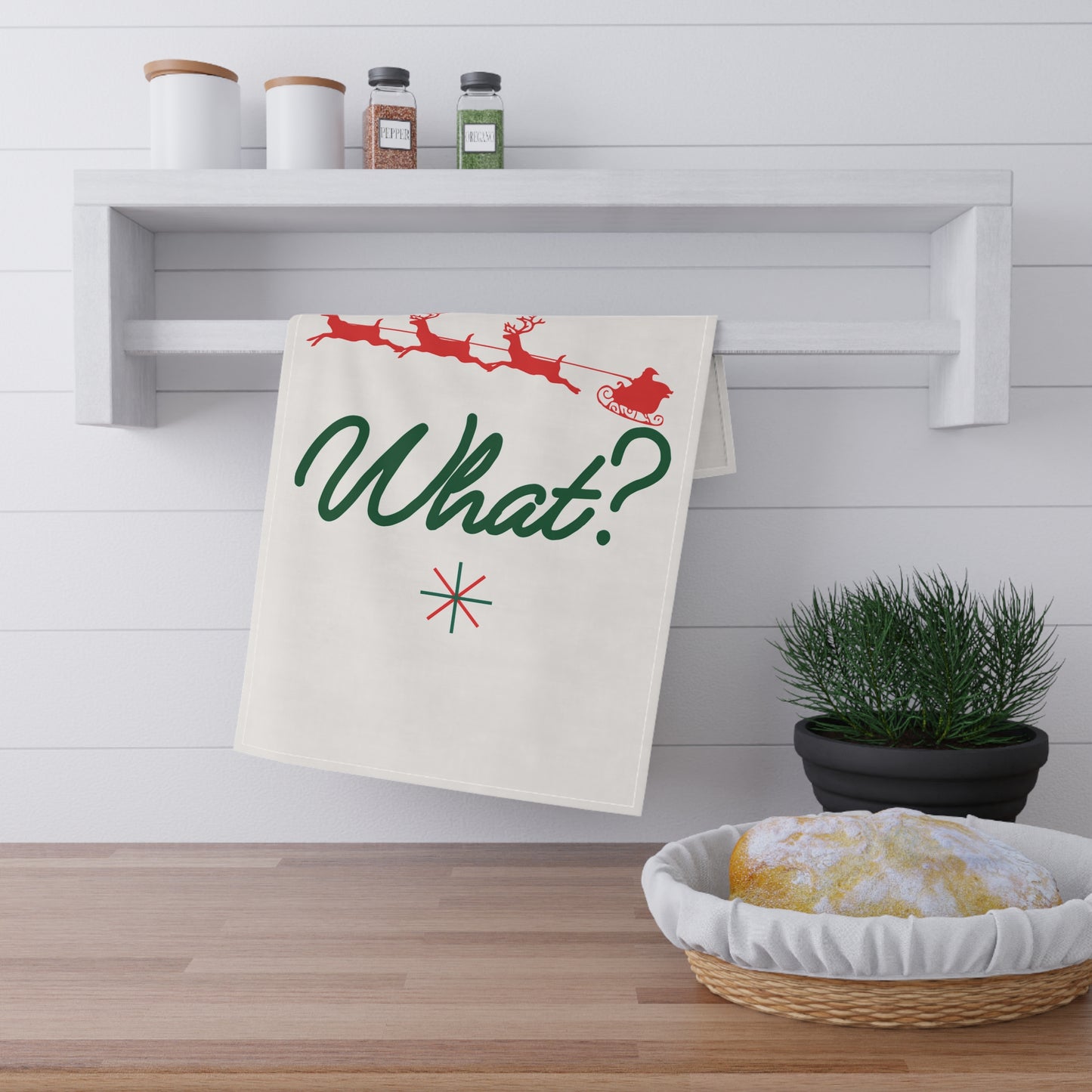 Sleigh what? Tea Towels (cotton)