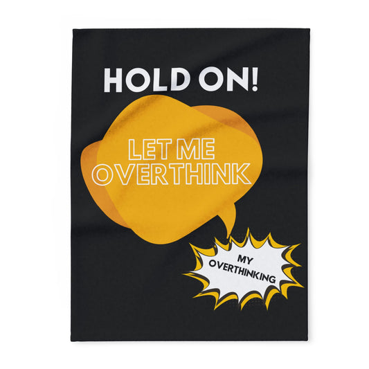 Hold on! Arctic Fleece Blanket | Cozy Throw Blanket