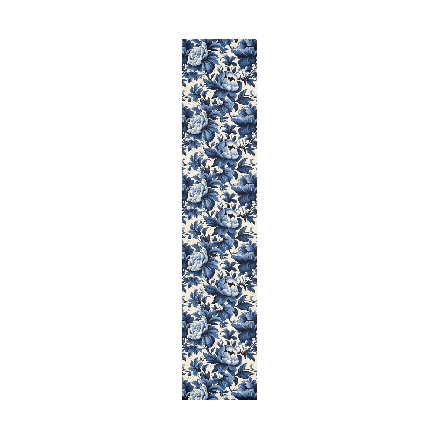 Blue Damask Gift Wrap Papers