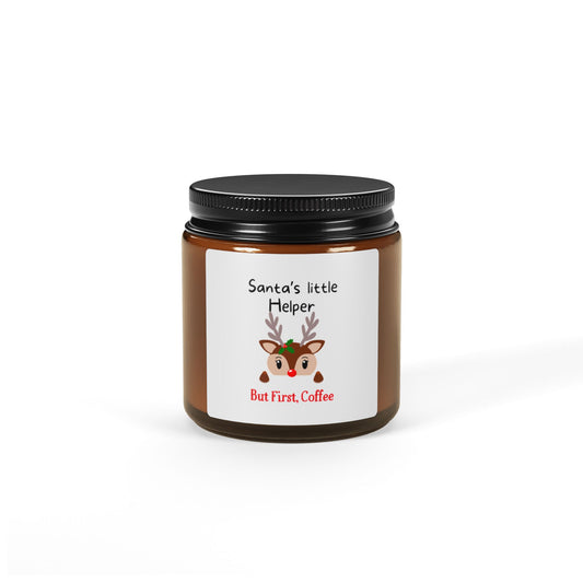 Santa's little helper Aromatherapy in Amber Jar