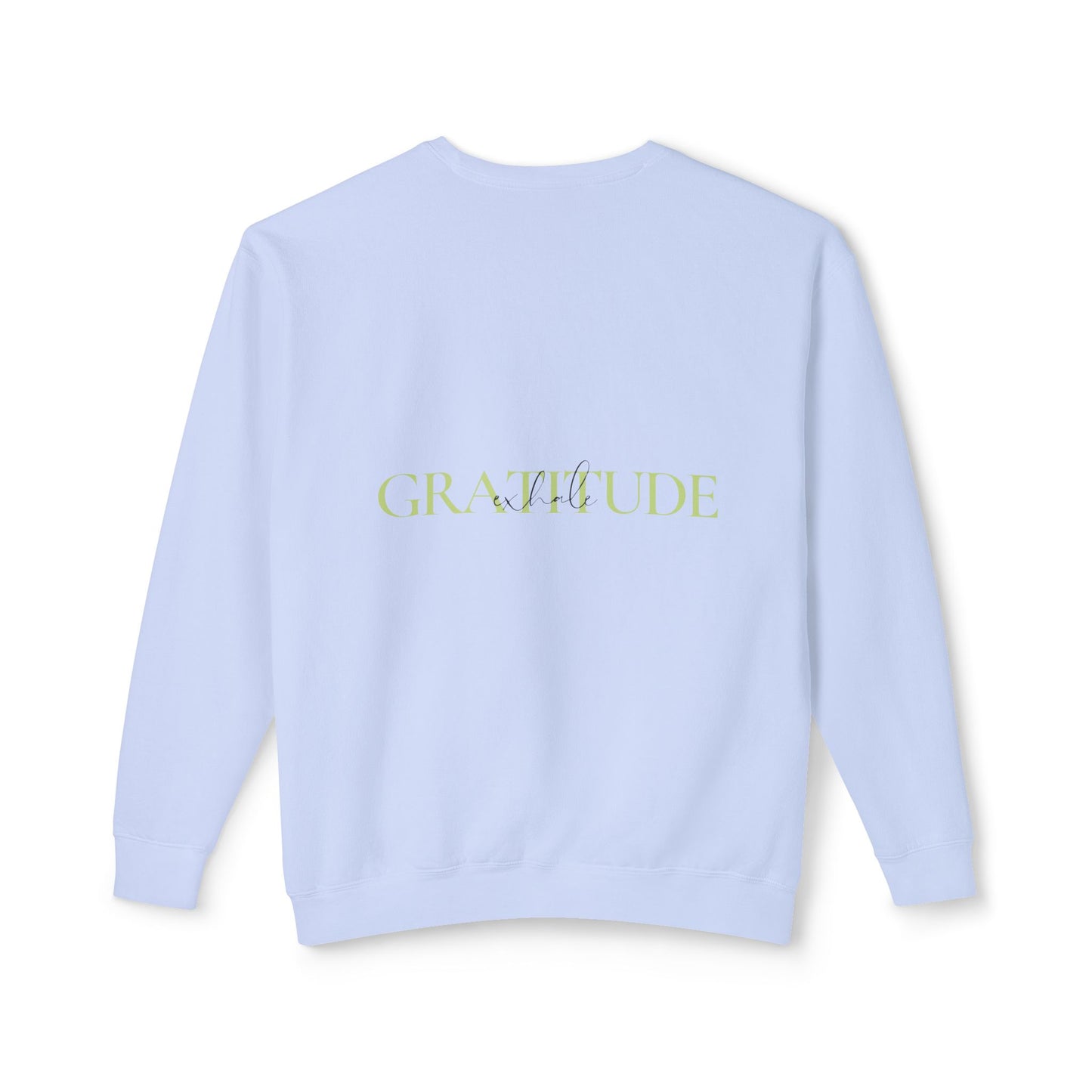 Breathe in Love, Exhale Gratitude Unisex Lightweight Crewneck Sweatshirt