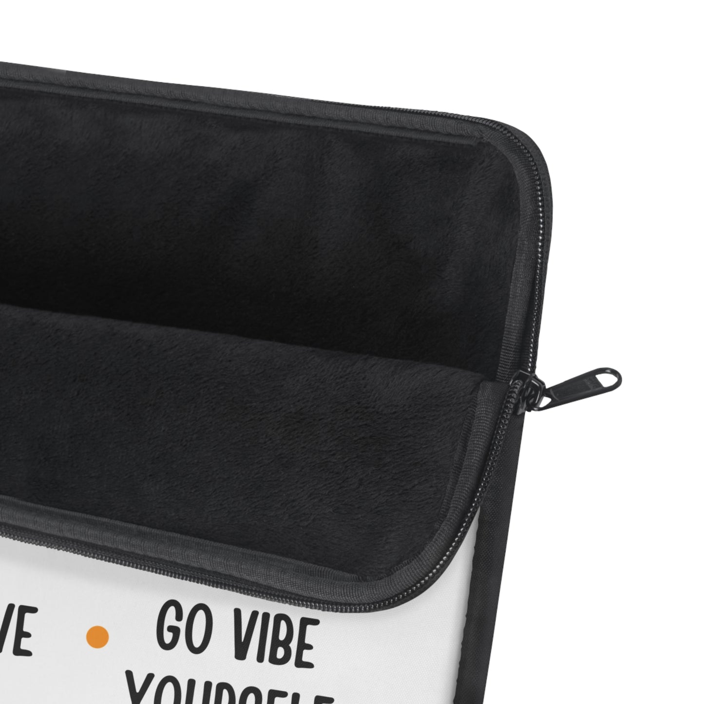 Peace, love, go vibe yourself Laptop Sleeve