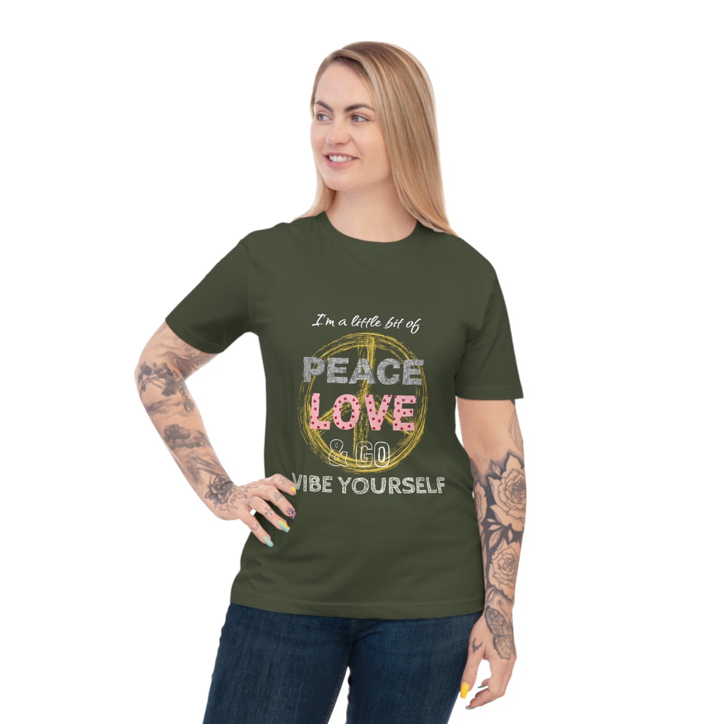 Peace, Love, Go Vibe yourself - Unisex Classic Jersey T-shirt