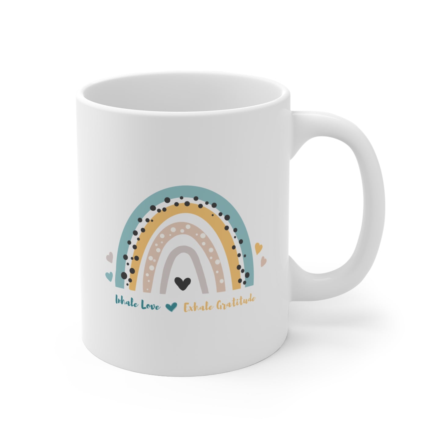 Inhale Love, Exhale Gratitude Mug 11oz