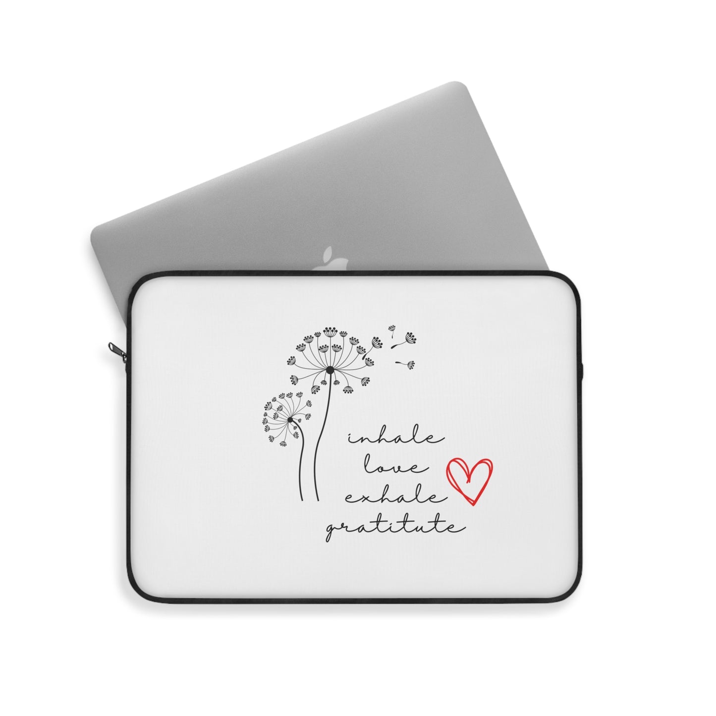 Inhale Love Exhale Gratitude Laptop Sleeve