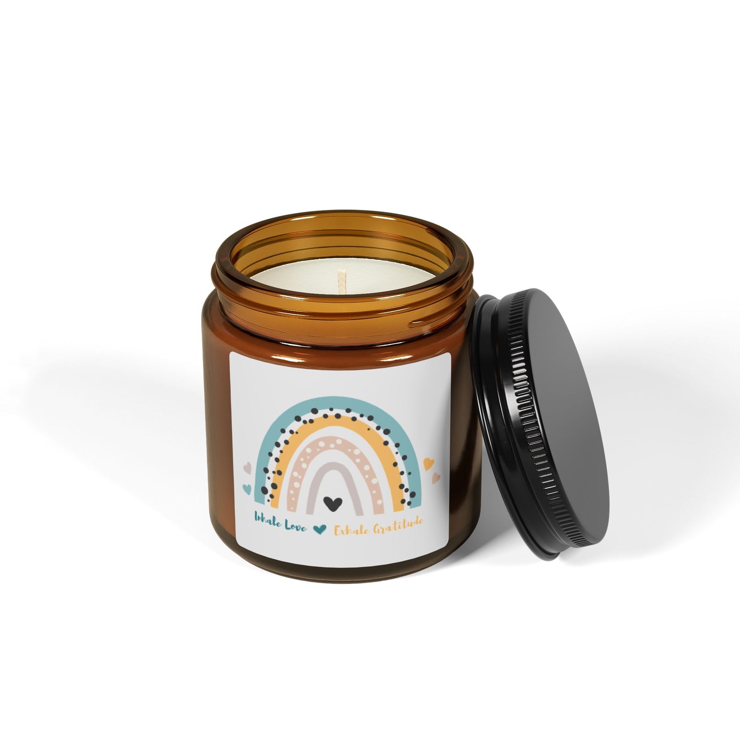 Inhale Love, Exhale Gratitude Aromatherapy in Amber Jar