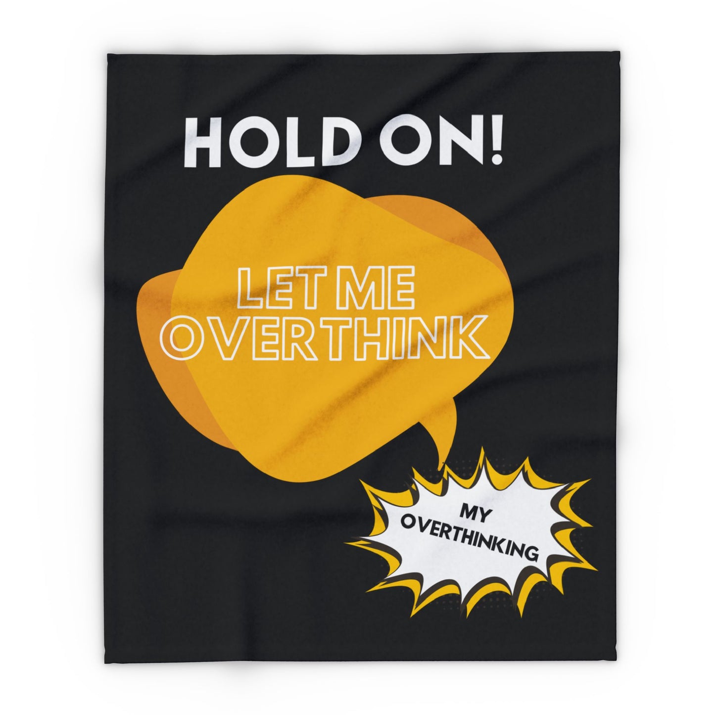 Hold on! Arctic Fleece Blanket | Cozy Throw Blanket