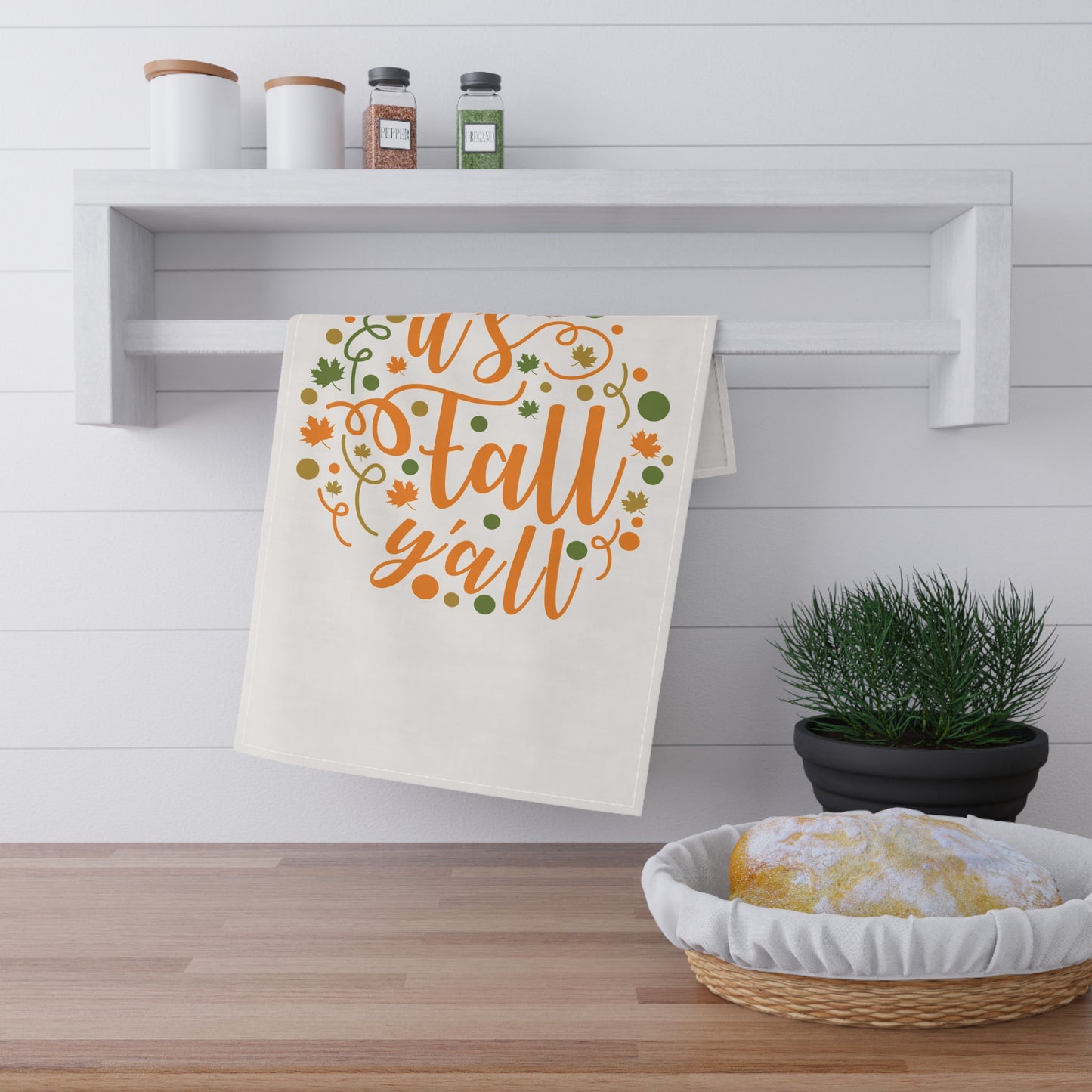 It's Fall Y'all Tea Towels | 100% Cotton Fall-Themed Kitchen Towels