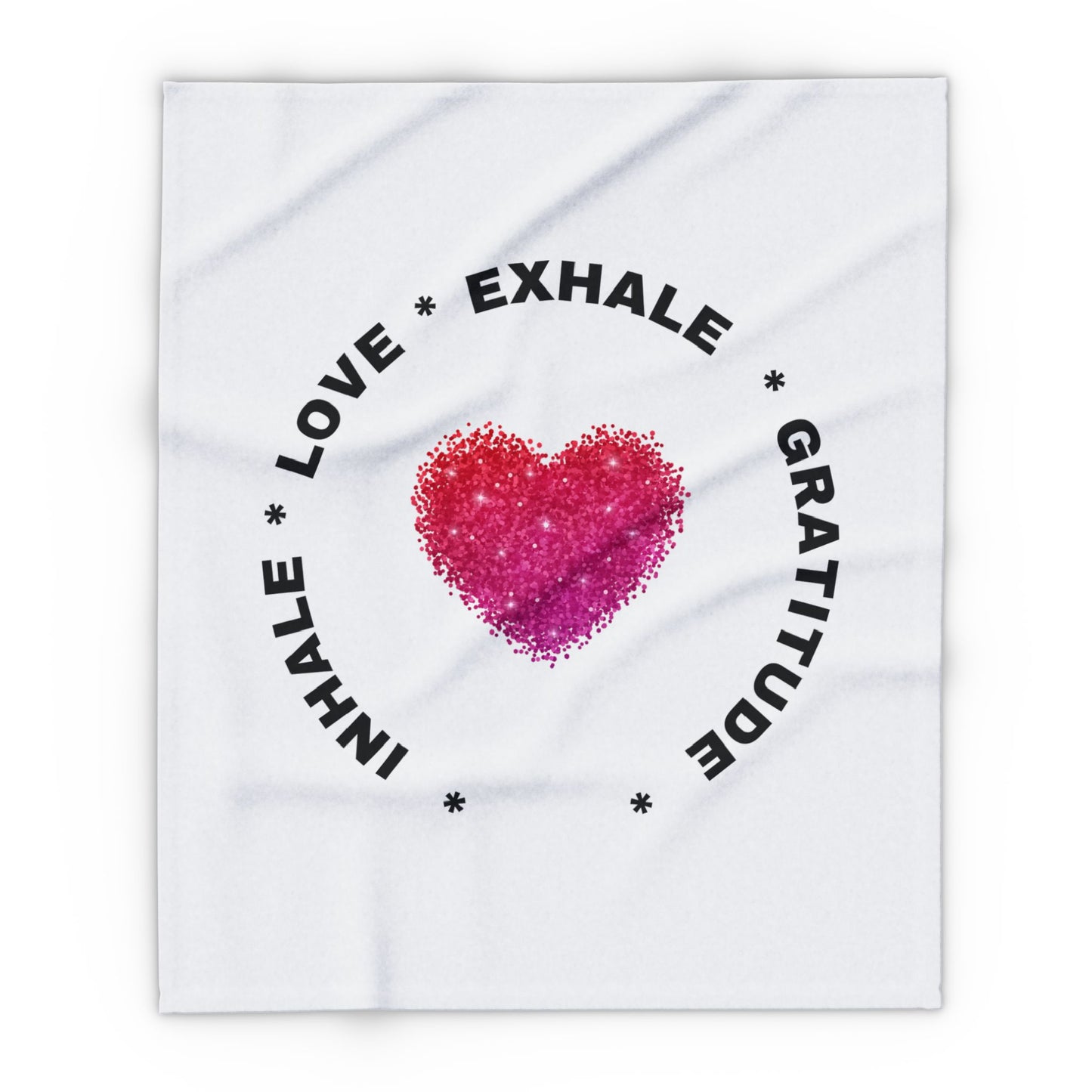 Inhale the good shit, exhale the bullshit! Arctic Fleece Blanket | Cozy Throw Blanket