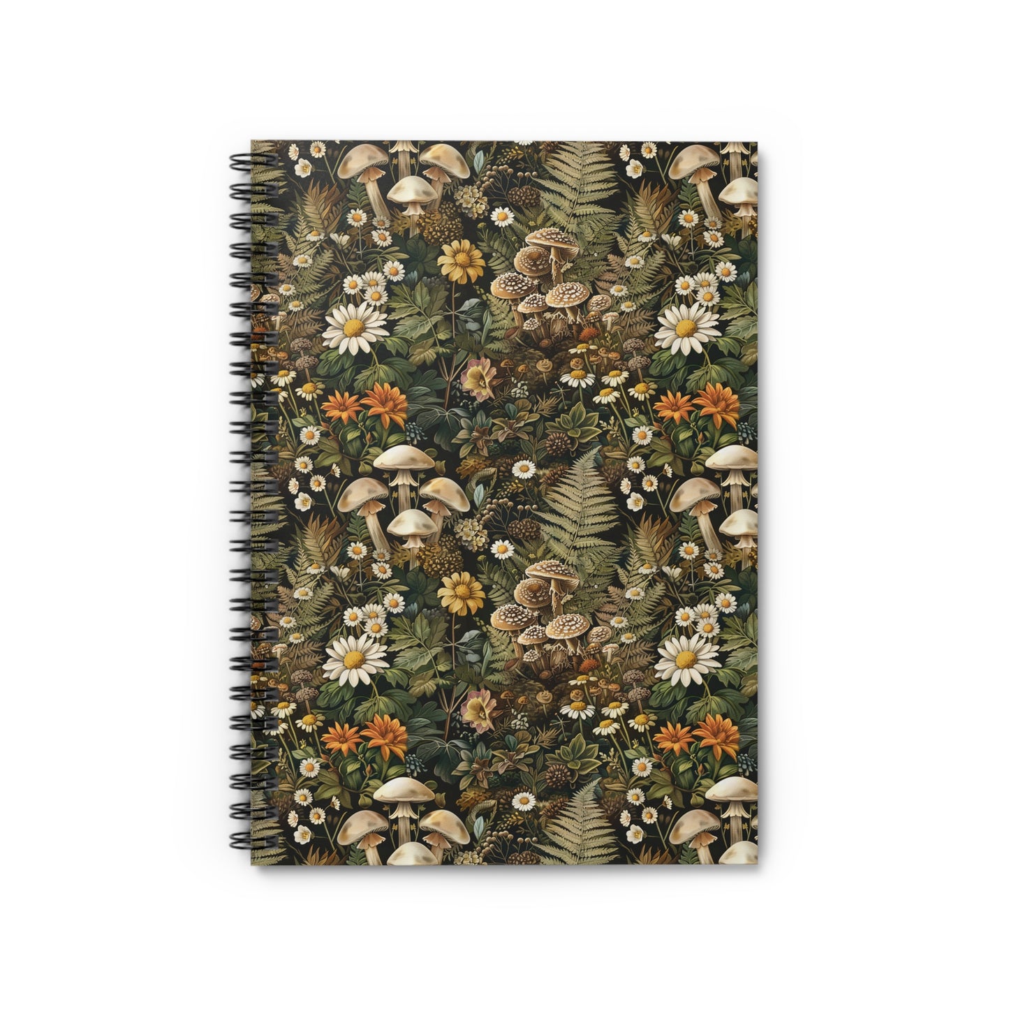 Woodland Flora Spiral Notebook - Ruled Line