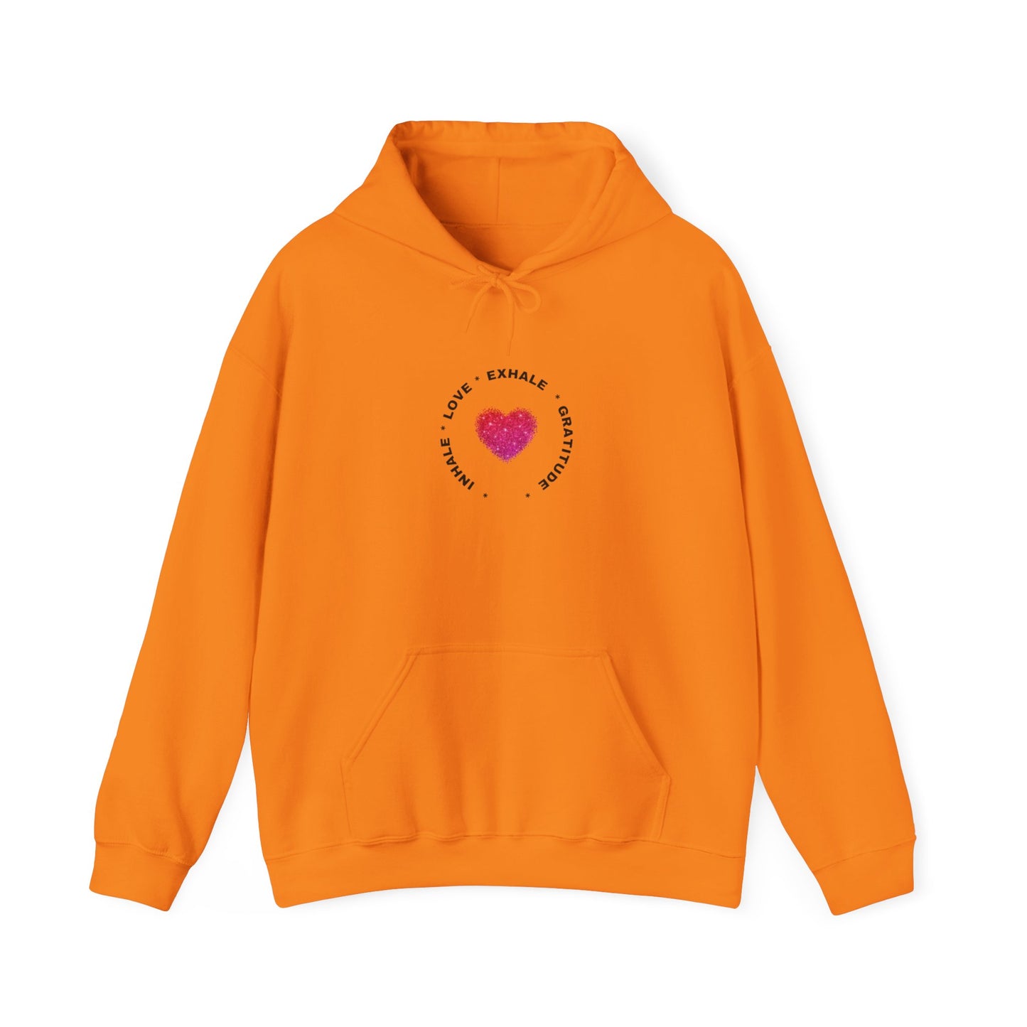 Inhale Love, Exhale Gratitude Unisex Heavy Blend™ Hooded Sweatshirt