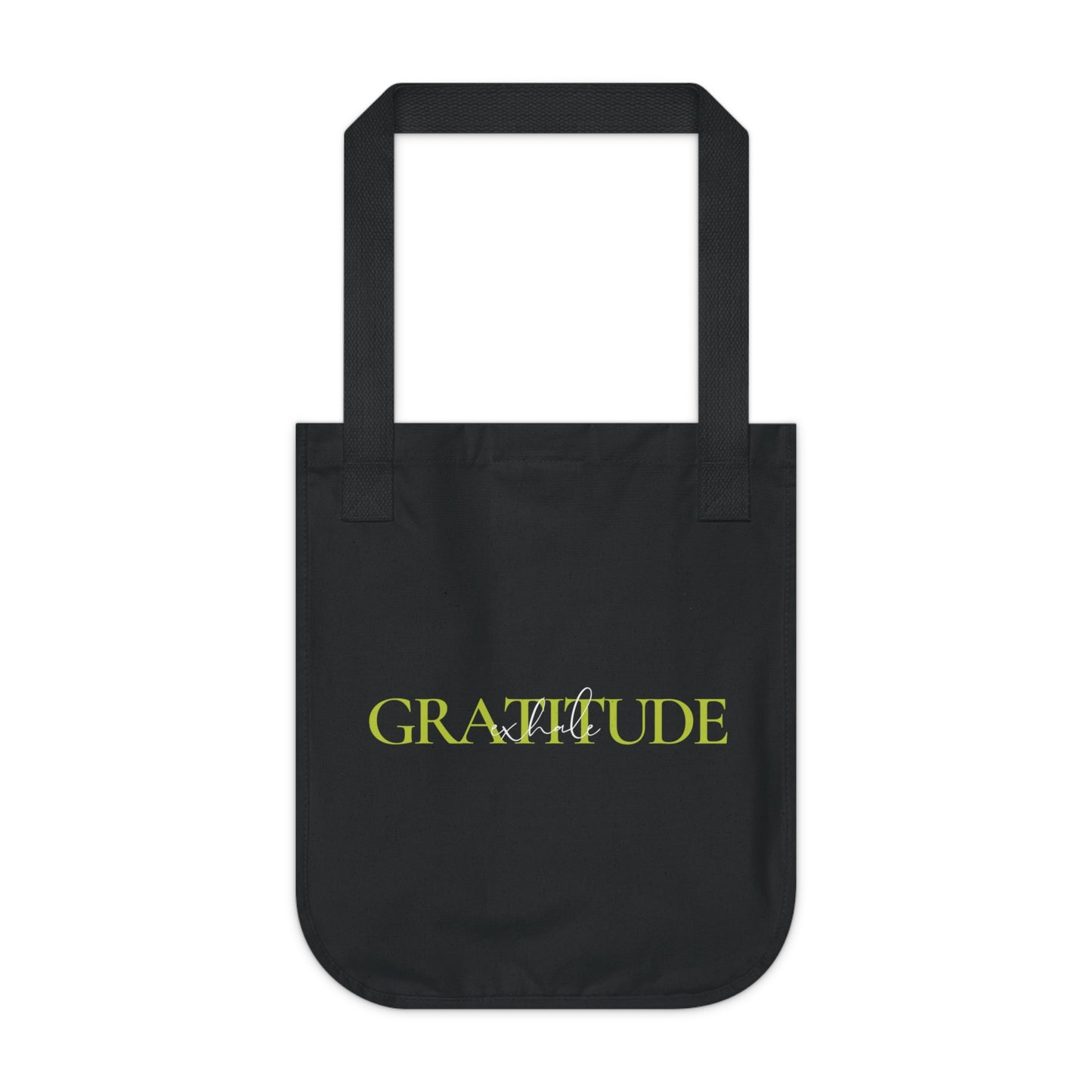 Beathe in love, exhale gratitude Organic Canvas Tote Bag