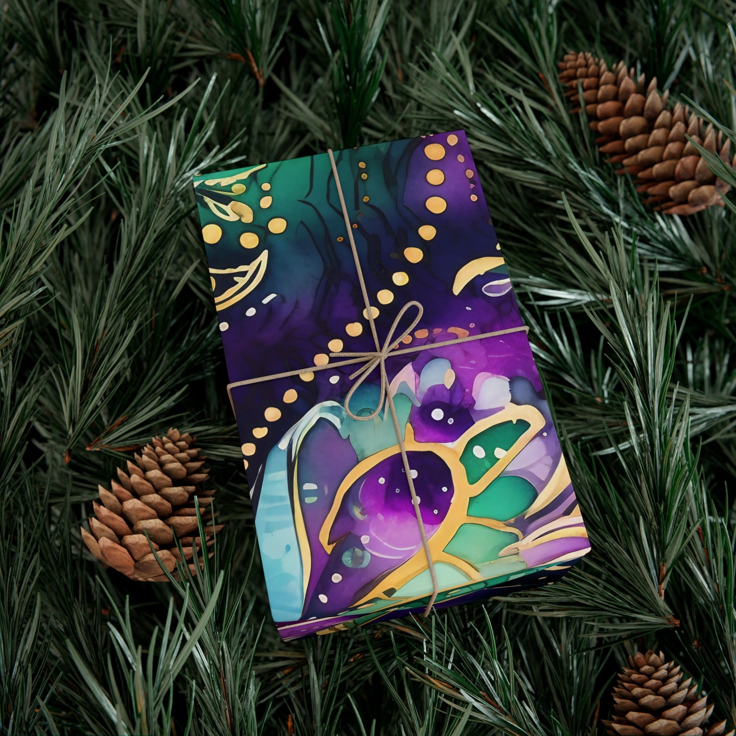 Mardis Gras Gift Wrap Papers