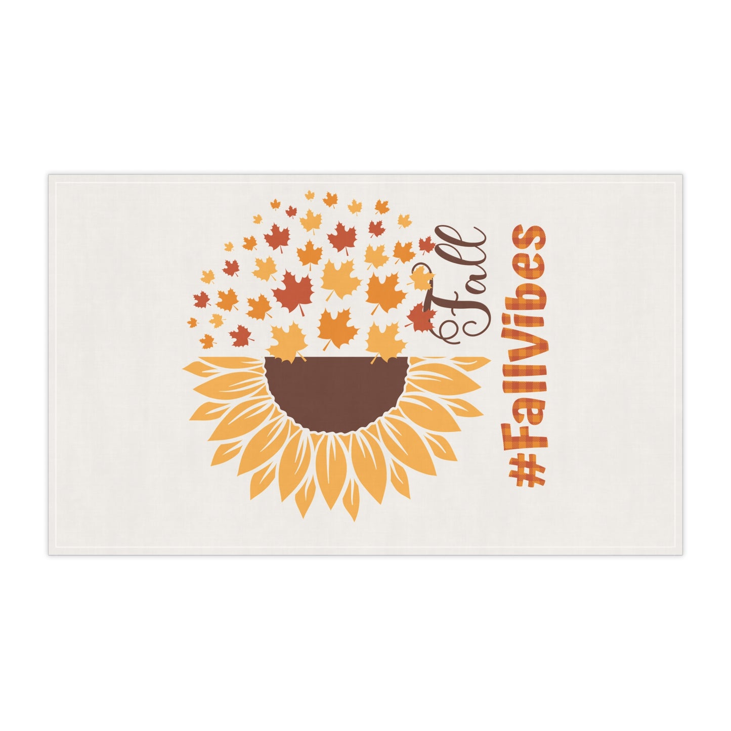 Fall Vibes Tea Towels | 100% Cotton Autumn-Themed Kitchen Towels